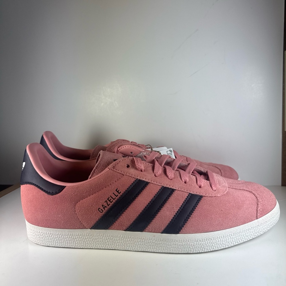 Adidas Gazelle Glow Pink Rose Aurora Black Men’s Sneakers Sizes 10.5-13